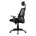 Miniatyrbillede 5 af 10: Rootz Kontorstol - Drejestol - Executive stol - Justerbar - Nakkestøtte - Ergonomisk - Sort