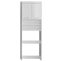 Miniatyrbillede 1 af 11: Rootz Badeværelsesskab - Vaskemaskineskab - Højglans - 63 x 187 x 24cm White High gloss