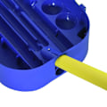Miniatyrbillede 9 af 10: Rootz SPORTNOW 3-delt sæt Badmintonnetsæt - Volleyballnetsæt - Bærbart sportsnet - Højdejusterbart - Praktisk opbevaring - 400 cm x 22,4 cm x 155 cm -