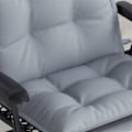 Miniatyrbillede 9 af 10: Rootz 2 stykker Sun Lounger Edition - Garden Lounger Pads - polstrede puder - Vandafvisende - 50 cm x 116 cm x 5 cm, grå