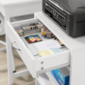 Miniatyrbild 7 av 7: Rootz multifunktionellt skrivarbord - Kontorsförvaringsskåp - Sidobord - Soffbord - Mångsidig användning - Låsbara hjul - Slitstarkt PB-material - 50c