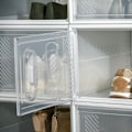 Miniatyrbillede 9 af 11: Rootz 8 stykker sko rack - Stackable skobokse - Modulær skoarrangør - Støvbeskyttelse - 28 x 36 x 21 cm