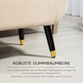 Miniatyrbillede 5 af 11: Rootz polstret opbevaringsbænk - fløjl osmannisk - polstret sæde - vintage glamour - 107 x 42 x 65 cm