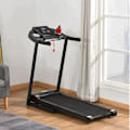 Miniatyrbillede 6 af 6: Rootz Løbebånd - Elektrisk Løbebånd - Sammenklappeligt Løbebånd - LED Display - Hjem - Gym - Sort/Grå - 134 cm x 60 cm x 118 cm