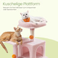 Miniatyrbillede 3 af 5: Rootz multi -etagers kattetræ - Scratching Post - Cat Tower - Cave & Hammock - 45x35x112cm