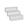 Pikkukuva 1 / 8: Rootz-sinkitystä teräksestä valmistettu gabioniseinä - metalliverkkolaatikko - istutuskone - 5 cm x 10 cm verkko - 100 cm x 30 cm x 30 cm - tee-se-its