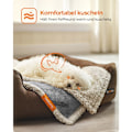Miniatyrbild 4 av 7: Rootz Pet Filt - Hundtäcke - Puppy Throw - Sherpa Material - TPU Film - Flanell Tyg - Lätt - Mysigt - Lätt att rengöra - 73cm x 63cm