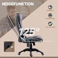 Pikkukuva 6 / 10: Rootz Vinsetto -toimistotuoli hieronta- ja lämpötoiminnolla - Ergonominen tuoli - Korkeussäädettävä tuoli - 6 tärinähierontapistettä - Helppo liikkuvu