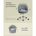 Miniatyrbillede 5 af 7: Rootz hjemmekontorstol - drejelig skrivebordsformand - Ergonomisk opgavestol - Komfortpolstring - 60x60x80-90 cm grå