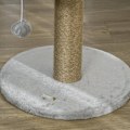 Miniatyrbillede 9 af 10: Rootz Scratching Tree Cat Bed - Cat Basket - Play Ball - Soft Plush Comfort - 40 cm x 40 cm x 49 cm - Grå, brun