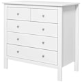 Miniatyrbillede 6 af 7: Rootz kommode - Skænk - Lydsvag åbning/lukning - Anti-tip - Spånplade - Hvid - 79 x 39,5 x 80,5 cm