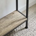 Miniatyrbillede 3 af 6: Rootz Konsol Bord Hall Bord Stue Bord Sofabord Smalt Sidebord Endebord med 3 hylder-B120 x D20 x H77cm