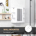 Miniatyrbillede 9 af 11: Rootz Wall Mirror Cabinet - Wall Cabinet - Mirror Cabinet - Wall Mirror - Wall Cabinet - White