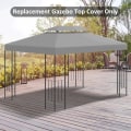 Miniatyrbild 6 av 7: Rootz ersättningstak - Gazebo tak - Ersättningstak - 2-vånings topptak - UV-skydd - Soltältskydd - Ljusgrå - 3 x 4 m