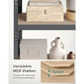 Miniatyrbillede 7 af 7: Rootz Grey Opbevaringsstativ - Reol - Metalstativ - Galvaniseret stål - MDF - Heavy Duty - 30 cm x 75 cm x 150 cm - 9,3 kg - 130 kg Hyldekapacitet - 6