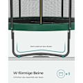 Miniatyrbillede 5 af 8: Rootz Trampolin - Udendørstrampolin - Rund Havetrampolin - Børnetrampolin - Voksetrampolin - Havetrampolin - Rund Trampolin - Trampolin med sikkerheds