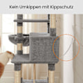 Miniatyrbillede 3 af 5: Rootz XXL Cat Tree - Cat Scratching Post - Scratch Pole With Cave - Stability & Security - 50 cm x 50 cm x 164 cm