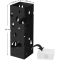 Miniatyrbillede 7 af 7: Rootz Metal Paraply Stand - Paraply Stand - Paraply Kurv - Paraply Stand - Sort