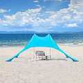 Miniatyrbild 3 av 9: Rootz utomhustak - Solskydd - Strandtält - UPF30+ skydd - 300 cm x 300 cm x 200 cm - Lättvikt 1,92 kg - Bärbar - Enkel montering