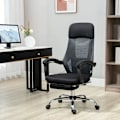 Miniatyrbillede 2 af 4: Kontorstol med massagefunktion - Massagestol - Inklusiv fodstøtte - 2 vibrationspunkter - USB-interface - Sort - 60L x 57W x 115-123H cm