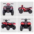 Miniatyrbild 4 av 5: Rootz Elektrisk Quad för barn - Max. 4 Km/h - Från 3 år - LED-strålkastare - Musikanslutning - Svart + Röd - 88 x 45 x 50 cm