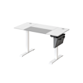 Miniatyrbillede 1 af 8: Rootz elektrisk stående skrivebord - Justerbart skrivebord - Sit Stand Skrivebord - Spånplade stålramme - 60cm x 120cm x (72-120)cm - White-Dove Grå -