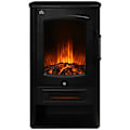 Miniatyrbillede 7 af 7: Rootz Elektrisk pejs - Pejs - Realistiske flammer - 2 varmeniveauer - Overophedningsbeskyttelse - Stål - Sort - 44,5 x 32 x 74 cm