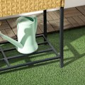 Miniatyrbild 9 av 10: Rootz Upphöjd bäddplanterare Trädgårdsbädd - Förhöjd plantering - Utomhusplanterare - Slitstark PE-rotting - Ergonomisk design - Mångsidiga plantering