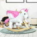 Miniatyrbillede 2 af 8: Rootz Gyngedyr - Gyngehest - Børnegynge - Pink/Hvid - 65 x 32 x 55 cm