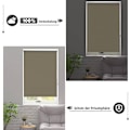 Miniatyrbillede 4 af 9: Rootz Blackout Rullegardin - Termisk vinduesskærm - Solbeskyttelse - UV-beskyttelse - 100 % polyester - 40-120 cm x 160/210 cm - Taupe