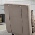 Miniatyrbillede 7 af 9: Rootz sovestol - Cabriolet sovesofa - Justerbart ryglæn - Robust stålstel - Plys polstring - Lysebrun - 63W x 73D x 81H cm