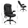 Pikkukuva 3 / 11: Rootz Executive -tuoli - musta - pellava, vaahto, nailon - 26,38 cm x 26,38 cm x 49,6 cm
