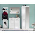 Miniatyrbild 2 av 4: Rootz Wardrobe Cabinet - Stylish Closet Ensemble - White Gloss - Ample Storage - Modern Design - 233x195x38cm