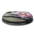 Miniatyrbillede 8 af 8: Rootz Toiletsæde - Toiletlåg - Badeværelsestilbehør - Toiletdæksel - Essential toilet - Throne Top - Loo sæde - Flower Grey - 37,8x43,8cm