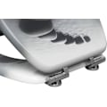 Miniatyrbild 7 av 8: Rootz Soft-Close Toalettsits - Antibakteriell träsits - Vattenavvisande överdrag - Universal O-formad - Halkfri buffert - 37,8 cm x 43,8 cm x 3,2 cm