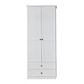 Miniatyrbillede 2 af 4: Rootz Garderobe - Skabe - Hvid - 81 x 196 x 41 cm