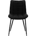 Miniatyrbillede 4 af 7: Rootz sæt med 6 spisestuestole - Komfortable siddepladser - Stilfuldt design - Holdbar konstruktion - Linned og metal - 85,5 cm x 46 cm x 40,5 cm