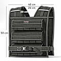 Miniatyrbillede 3 af 11: Rootz 20 kg Justerbar vægtet vest - Træningsvægt Vest - Running Vest - Reflekterende sikkerhed - 50L x 40W cm