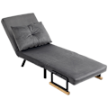 Miniatyrbillede 1 af 10: Rootz afslapningsstol - Scandi Design hvilestol - Læsestol - 5-niveau justerbart ryglæn - Ekstra pude - Stålramme - 63W x 73D x 81H cm