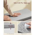 Miniatyrbillede 4 af 6: Rootz Shoe Bench - Entryway Organizer - Skostativ - Spånplade - PU polstring - 30cm x 60cm x 44cm