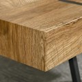 Miniatyrbillede 5 af 5: Rootz Sofabord - Sidebord - Industrielt design - Sort + Brun - 105 cm x 60 cm x 42 cm