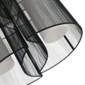 Pikkukuva 6 / 8: Rootz Kattovalaisin - Tunnelmavalaistus - E27 - 2-liekki - 40W - Musta - Hopea - 47,5 x 47,5 x 33 cm