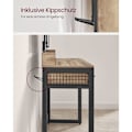 Miniatyrbild 8 av 8: Rootz Sminkbord - Sminkbord - Spånskivakonstruktion - Ek brun-svart finish - Modern Glam Style - 40cm x 90cm x 141cm