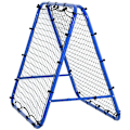 Pikkukuva 10 / 11: Rootz Football Rebounder Net - Kickback Goal Rebound Wall Net - Rebound On Both Sides - Adjustable - Steel - Blue - 100 x 95 x 90 cm