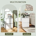 Pikkukuva 4 / 11: Rootz 2 -laatikon sängyn pöytä - Yöpöytä - sivupöytä - runsaasti säilytystilaa - 39,6L x 32,3W x 56H CM