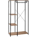 Miniatyrbillede 1 af 7: Rootz multifunktionelt tøjstativ - Organizer - Garderobestativ - Rigelig opbevaring - Holdbar og stabil - Nem montering - 90 cm x 40 cm x 167 cm