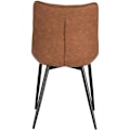 Miniatyrbild 5 av 8: Rootz Set med 4 matstolar - Köksstolar - Kontorssittplatser - Imiterat läder - Ergonomisk design - Hållbar och bekväm - Anti-halk - 46 x 40,5 cm Sitss