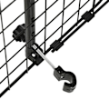 Miniatyrbild 5 av 5: Rootz Dog Guard - Car Universal - Justerbar Trunk Grid Divider - Metall - Svart - (91-152) x 30 cm