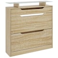 Miniatyrbillede 6 af 7: Rootz Shoe Cabinet - Storage Unit - Entryway Organizer - Justerbar design - 89L x 23W x 96H cm