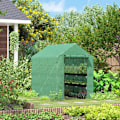 Pikkukuva 2 / 5: Rootz Greenhouse - Kalvokasvihuone - Walk-in kasvihuone - 8 hyllyllä - Kylmäkehys - 214 x 143 x 195 cm
